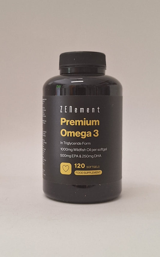 Omega‑3 Premium – Zenement (120 cápsulas blandas)